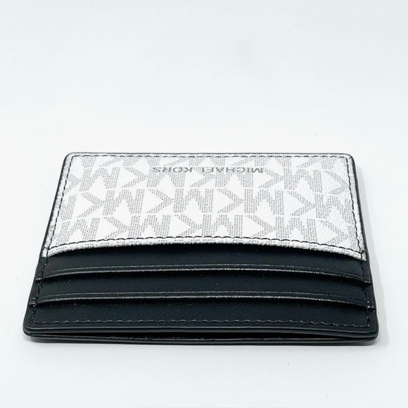 Michael Kors Black and White Card Holder ❤️NEW❤️ - Picture 3 of 4